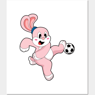 Rabbit Soccer Soccer player Posters and Art